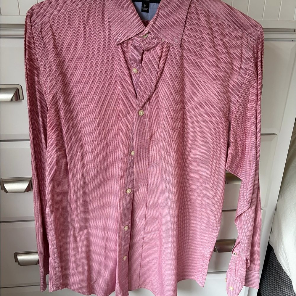 Banana Republic Men's Pink Dress Shirt
